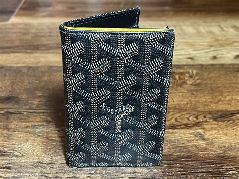 goyard cardholder blue|goyard saint pierre card holder.